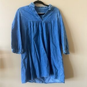 Denim Blue Tunic Dress